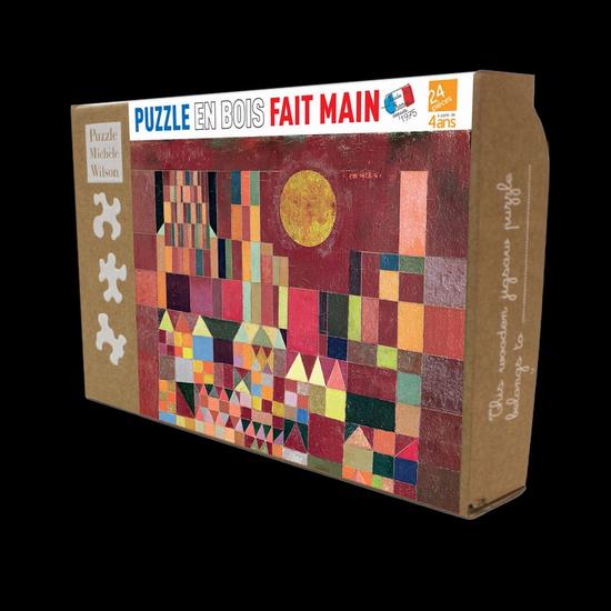 Puzzles en bois pour enfants  Paul Klee  Château et Soleil