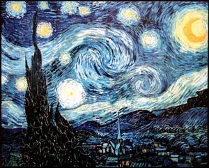 Puzzle enfant Vincent Van Gogh : La nuit étoilée