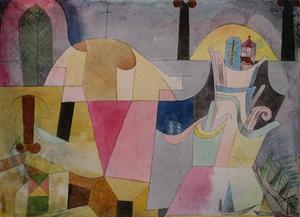 Toile Paul Klee, Colonnes noires