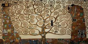 Toile Gustav Klimt, L'arbre de vie