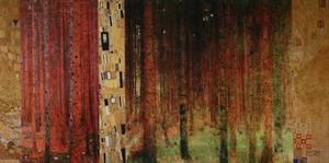 Tela Gustav Klimt, Forest I