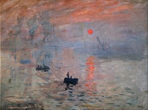 Toile Claude Monet, Impression soleil levant