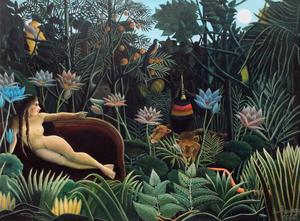 Toile Henri Rousseau, Le rêve