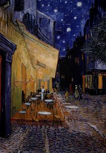 Tela Vincent Van Gogh, Terrazza del caffè di notte