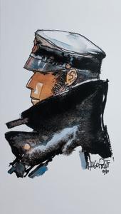 Reproduction sur toile Corto Maltese, Dedicated to Corto