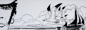 Reproduction sur toile Corto Maltese, L'appel du large