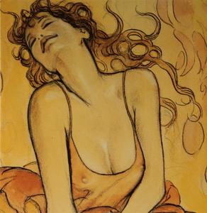 Reproduction sur toile Milo Manara, Eros